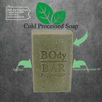 Pack of 6 - BO's Natural Peppermint Men’s BOdy Bar Soap – Cold-Process Soap with No Harsh or Synthetic Ingredients