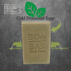 BO's Natural Tea Tree Men’s BOdy Bar Soap – Cold-Process Soap with No Harsh or Synthetic Ingredients