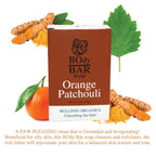Pack of 6 - BO's Natural Orange Patchouli Men’s BOdy Bar Soap – Cold-Process Soap with No Harsh or Synthetic Ingredients