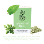 BO's Natural Spearmint Basil Men’s BOdy Bar Soap – Cold-Process Soap with No Harsh or Synthetic Ingredients