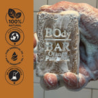 Pack of 6 - BO's Natural Orange Patchouli Men’s BOdy Bar Soap – Cold-Process Soap with No Harsh or Synthetic Ingredients