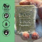 Pack of 6 - BO's Natural Peppermint Men’s BOdy Bar Soap – Cold-Process Soap with No Harsh or Synthetic Ingredients