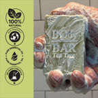 BO's Natural Tea Tree Men’s BOdy Bar Soap – Cold-Process Soap with No Harsh or Synthetic Ingredients