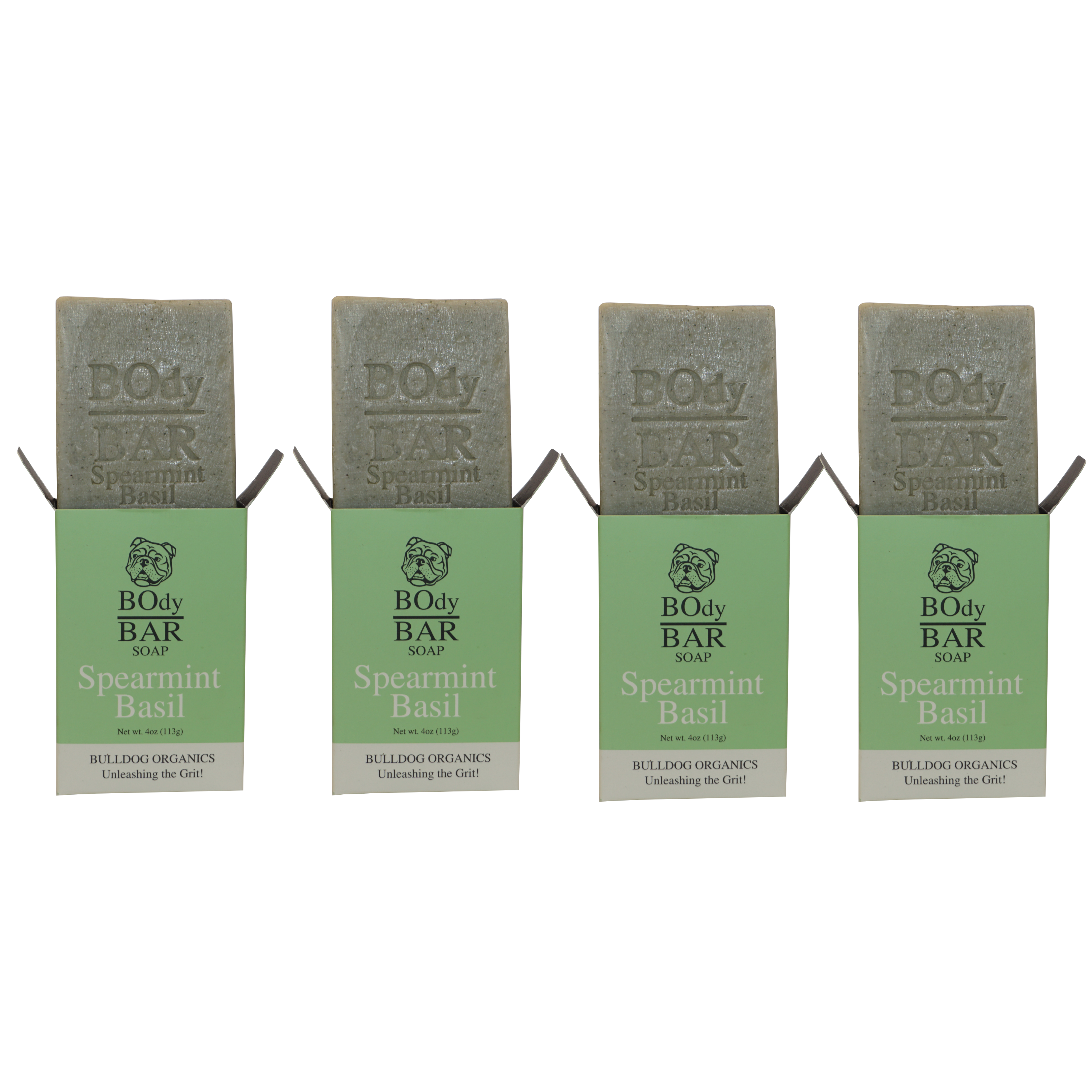 POUND PACK BO's Natural Spearmint Basil Men’s BOdy Bar Soap – Cold-Process Soap with No Harsh or Synthetic Ingredients