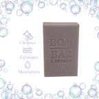 6 Pack of 6 - BO's Natural Lavender BOdy Bar Soap – Cold-Process Soap with No Harsh or Synthetic Ingredients