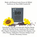 POUND PACK BO's Natural Eucalyptus Men’s BOdy Bar Soap – Cold-Process Soap with No Harsh or Synthetic Ingredients