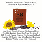 Pack of 6 - BO's Natural Orange Patchouli Men’s BOdy Bar Soap – Cold-Process Soap with No Harsh or Synthetic Ingredients