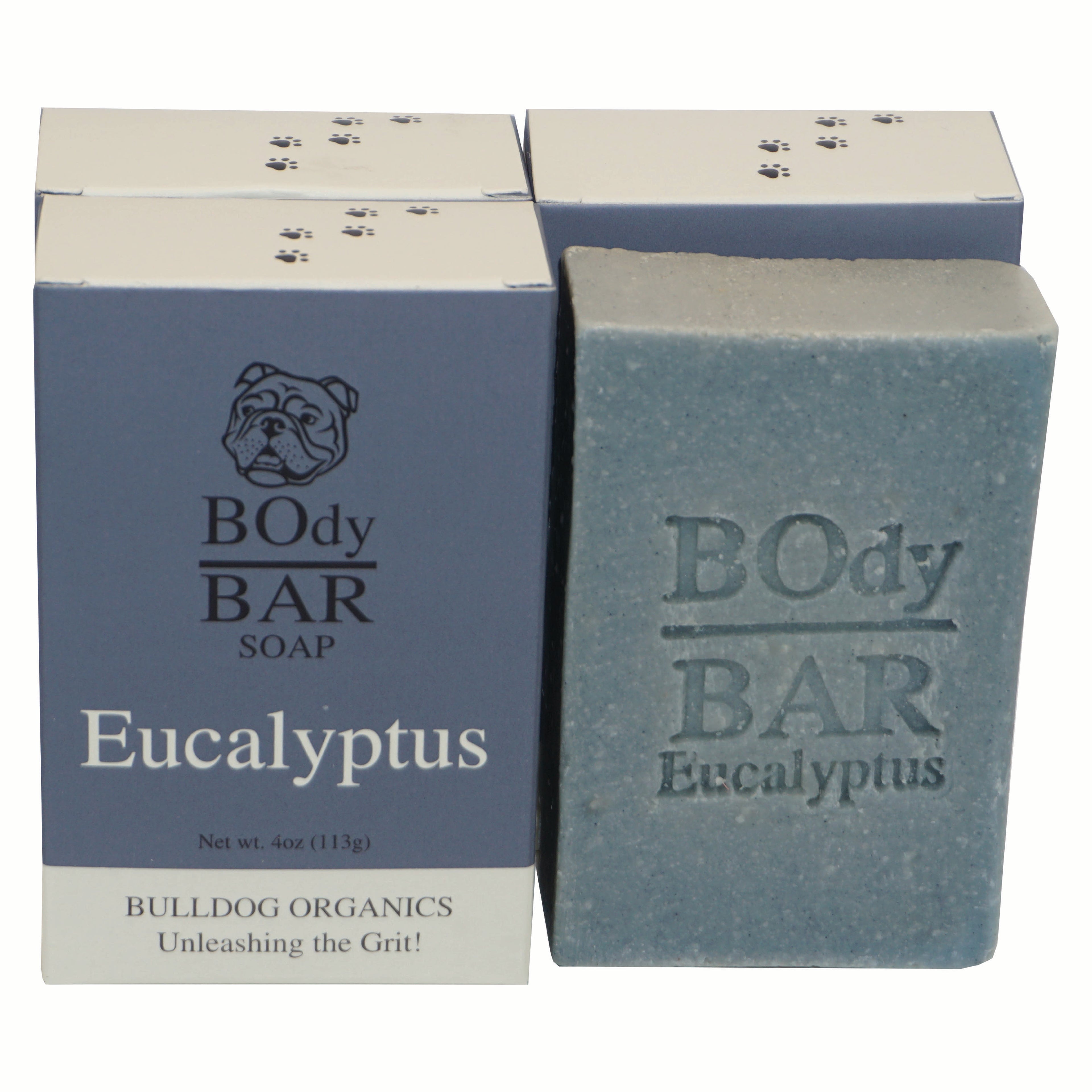 POUND PACK BO's Natural Eucalyptus Men’s BOdy Bar Soap – Cold-Process Soap with No Harsh or Synthetic Ingredients