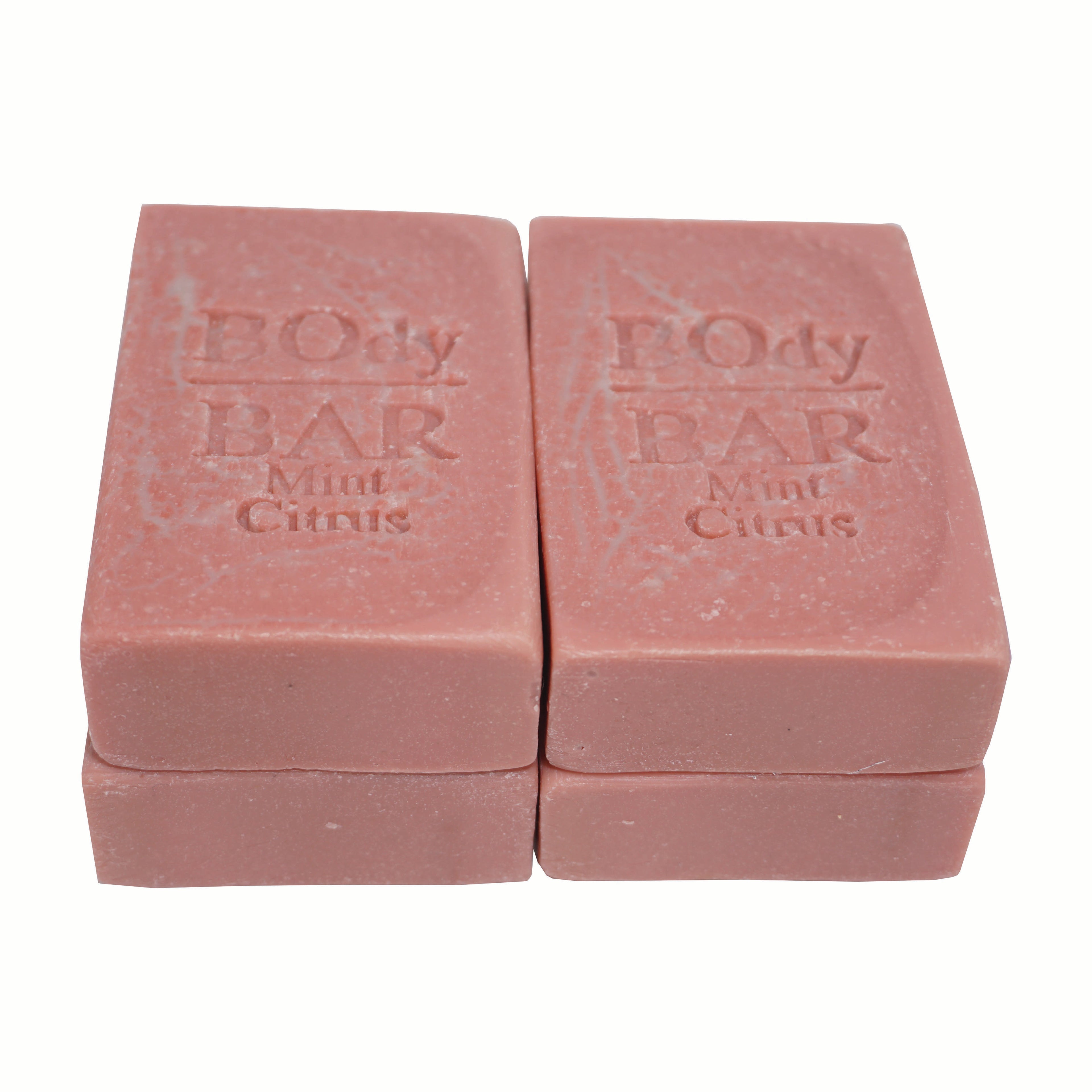 POUND PACK BO's Natural Mint Citrus Men’s BOdy Bar Soap – Cold-Process Soap with No Harsh or Synthetic Ingredients