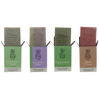 BO’s VARIETY POUND PACK, Natural Men's BOdy Bar Soap - Cold Process Soaps with NO HARSH or SYNTHETIC Ingredients - Spearmint Basil, Lavender Mint, Peppermint & Citrus Mint (4oz, 4-Pack)