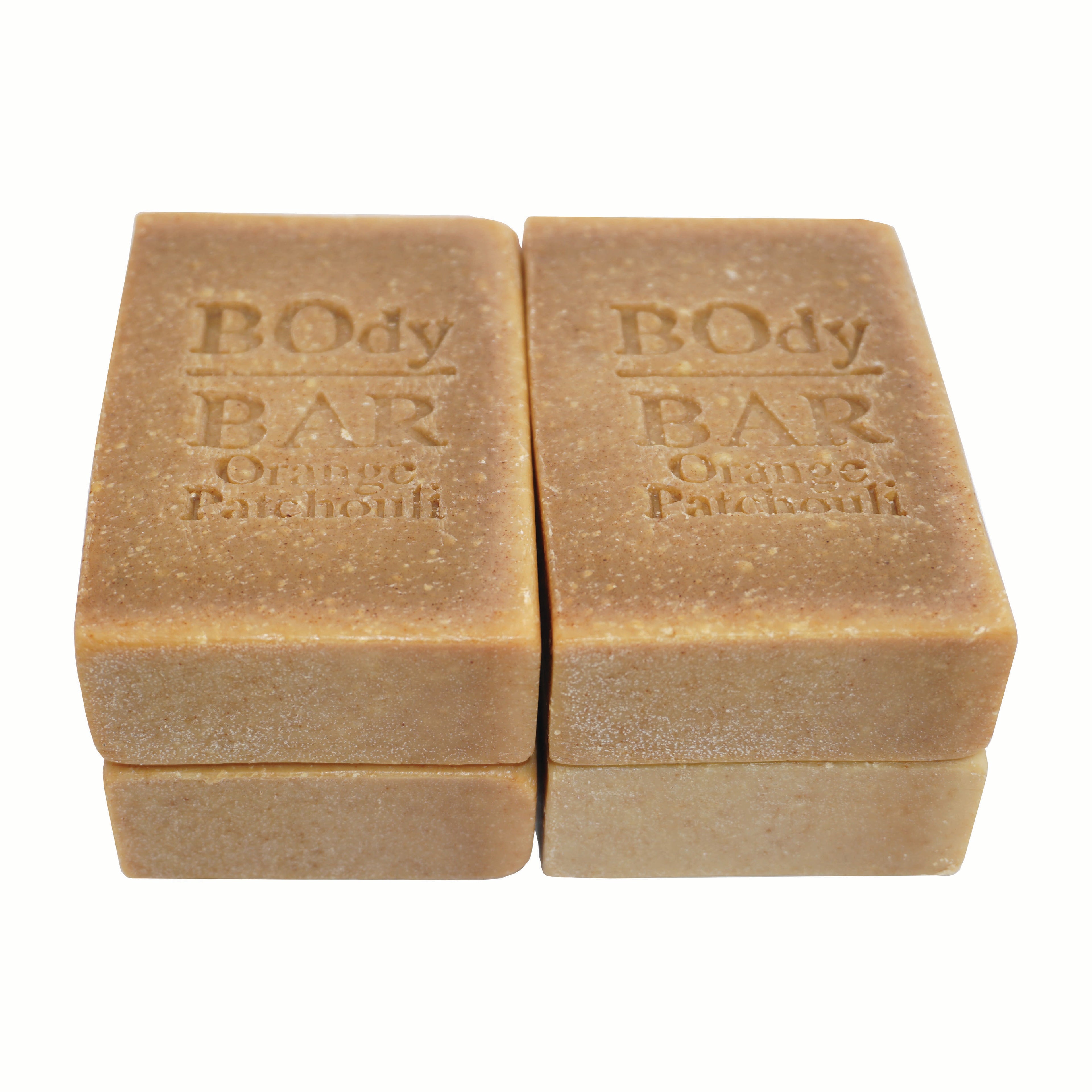 POUND PACK BO's Natural Orange Patchouli Men’s BOdy Bar Soap – Cold-Process Soap with No Harsh or Synthetic Ingredients