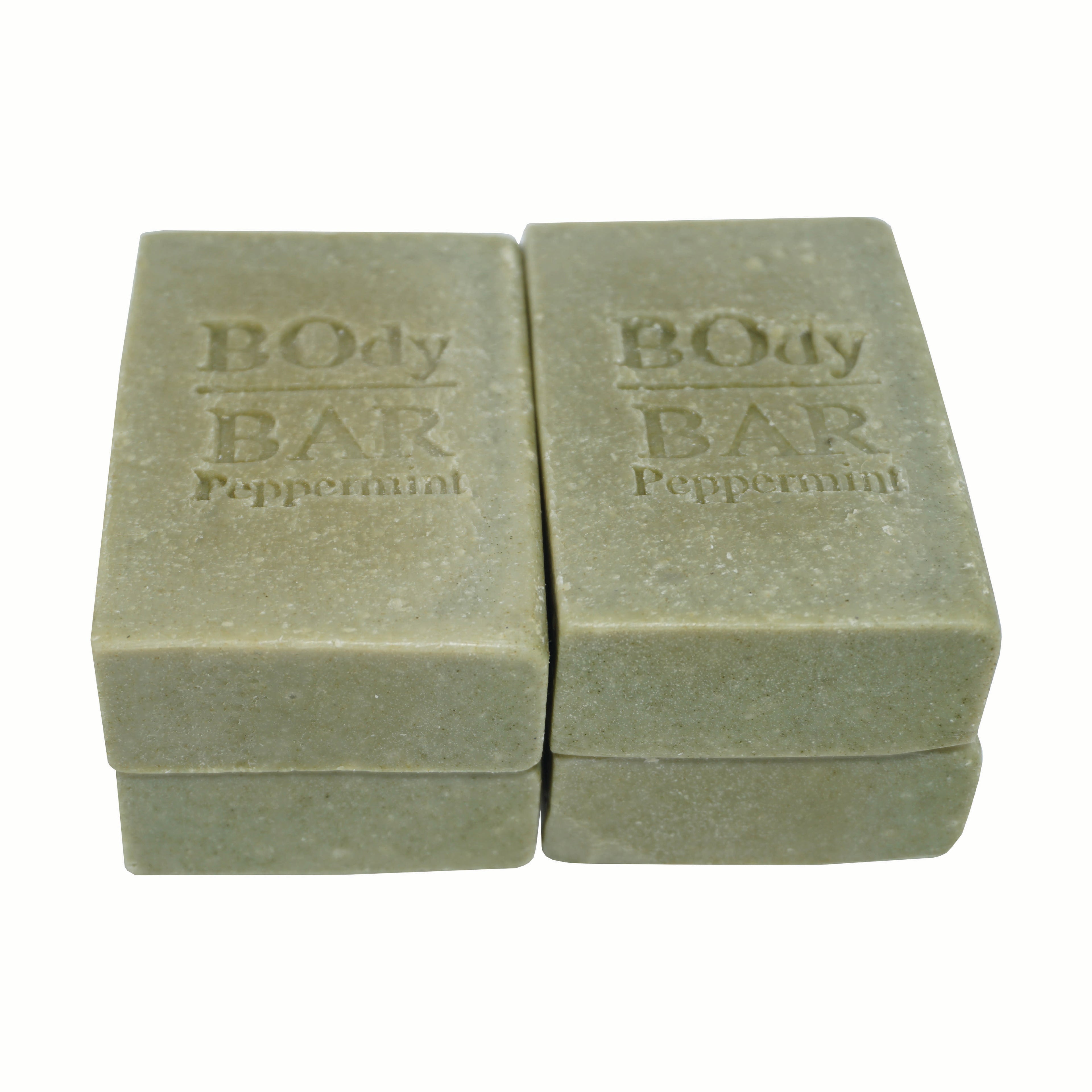 POUND PACK BO's Natural Peppermint Men’s BOdy Bar Soap – Cold-Process Soap with No Harsh or Synthetic Ingredients