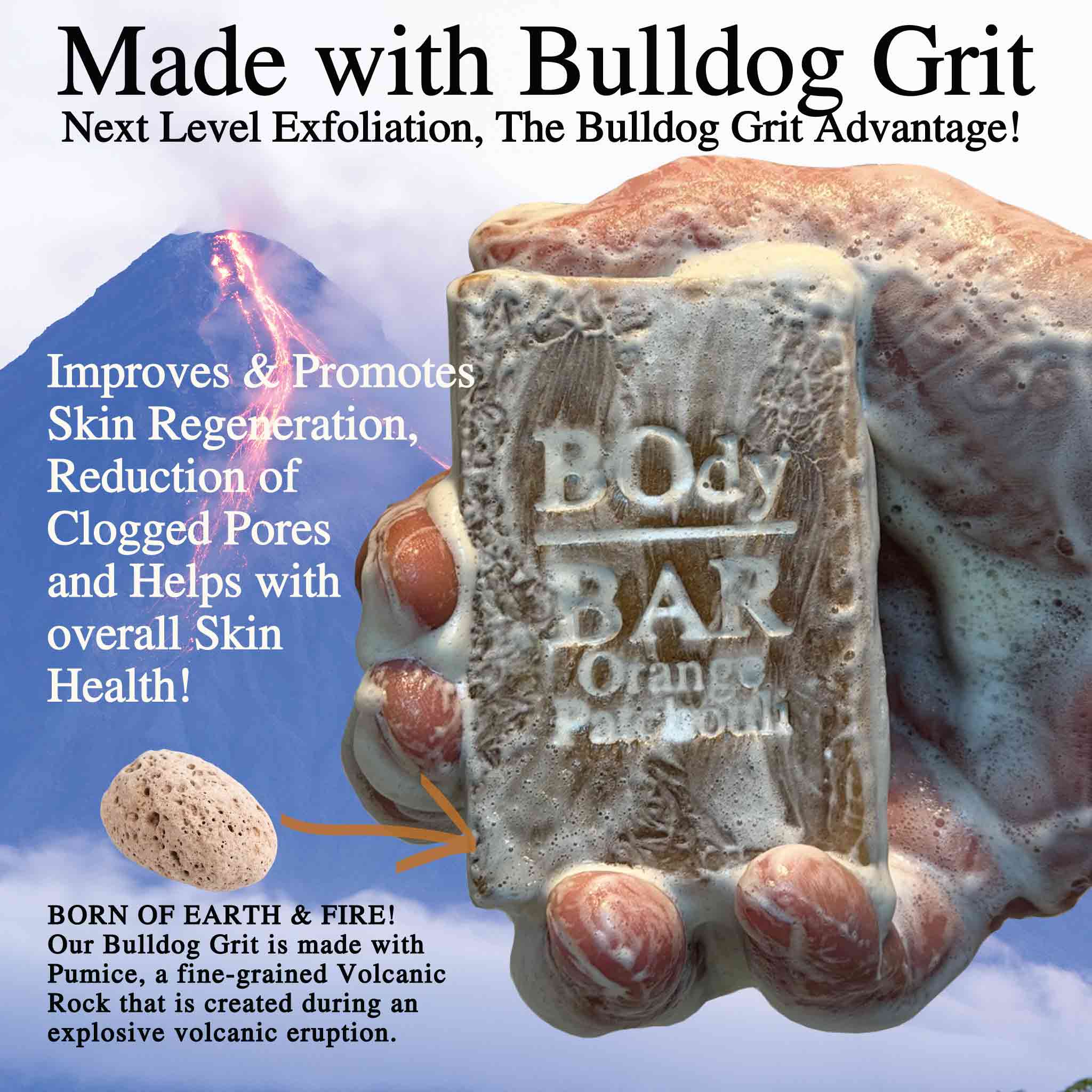 POUND PACK Natural Orange Patchouli BOdy Bar Soap