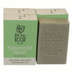 POUND PACK BO's Natural Spearmint Basil Men’s BOdy Bar Soap – Cold-Process Soap with No Harsh or Synthetic Ingredients