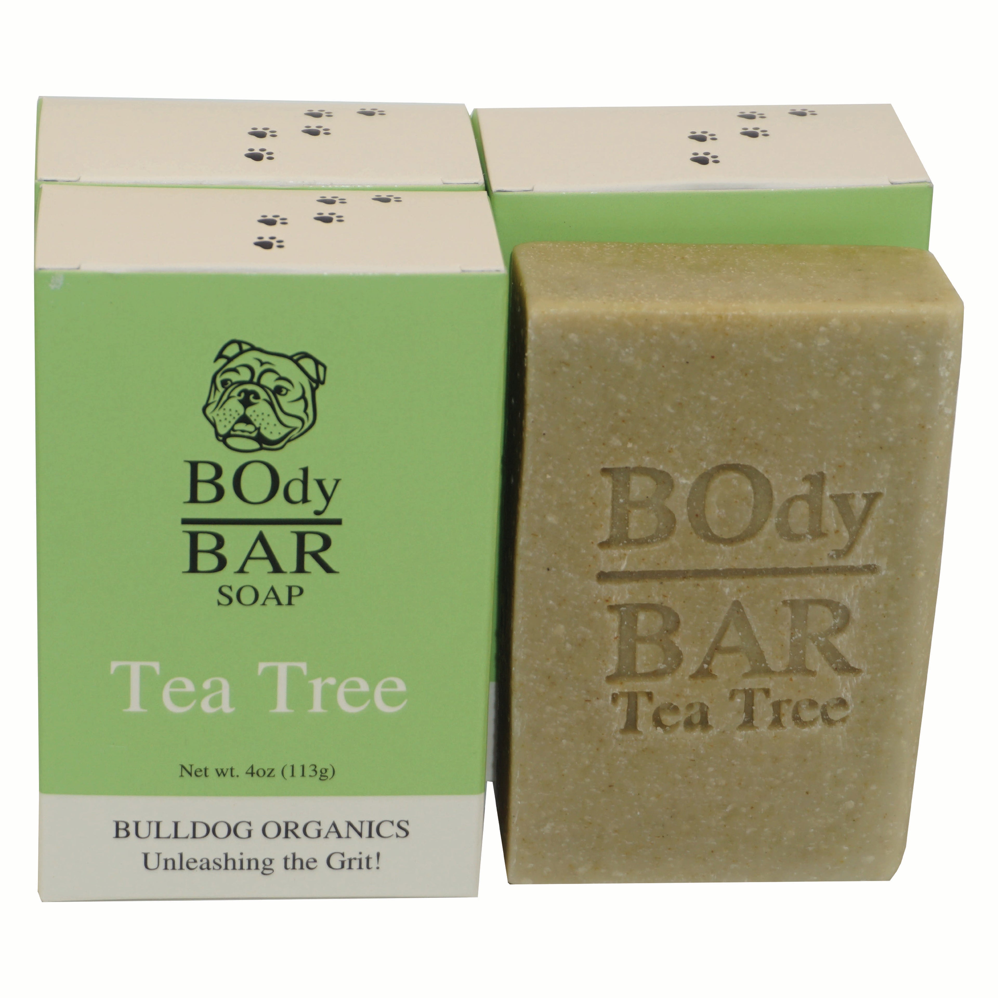 POUND PACK BO's Natural Tea Tree Men’s BOdy Bar Soap – Cold-Process Soap with No Harsh or Synthetic Ingredients