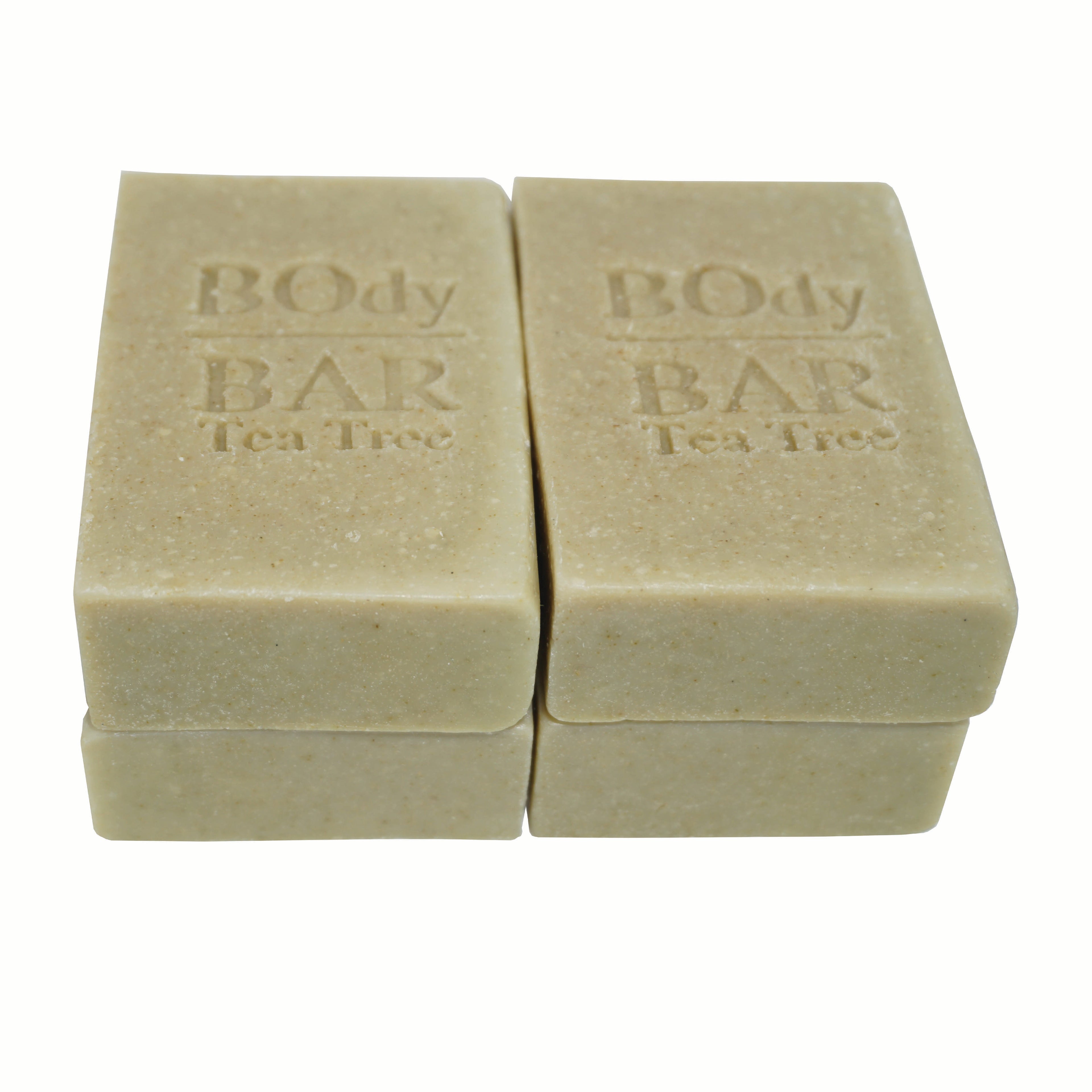 POUND PACK BO's Natural Tea Tree Men’s BOdy Bar Soap – Cold-Process Soap with No Harsh or Synthetic Ingredients