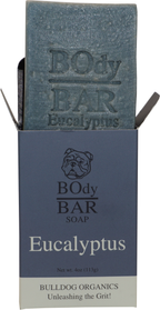 BO's Natural Eucalyptus Men’s BOdy Bar Soap – Cold-Process Soap with No Harsh or Synthetic Ingredients