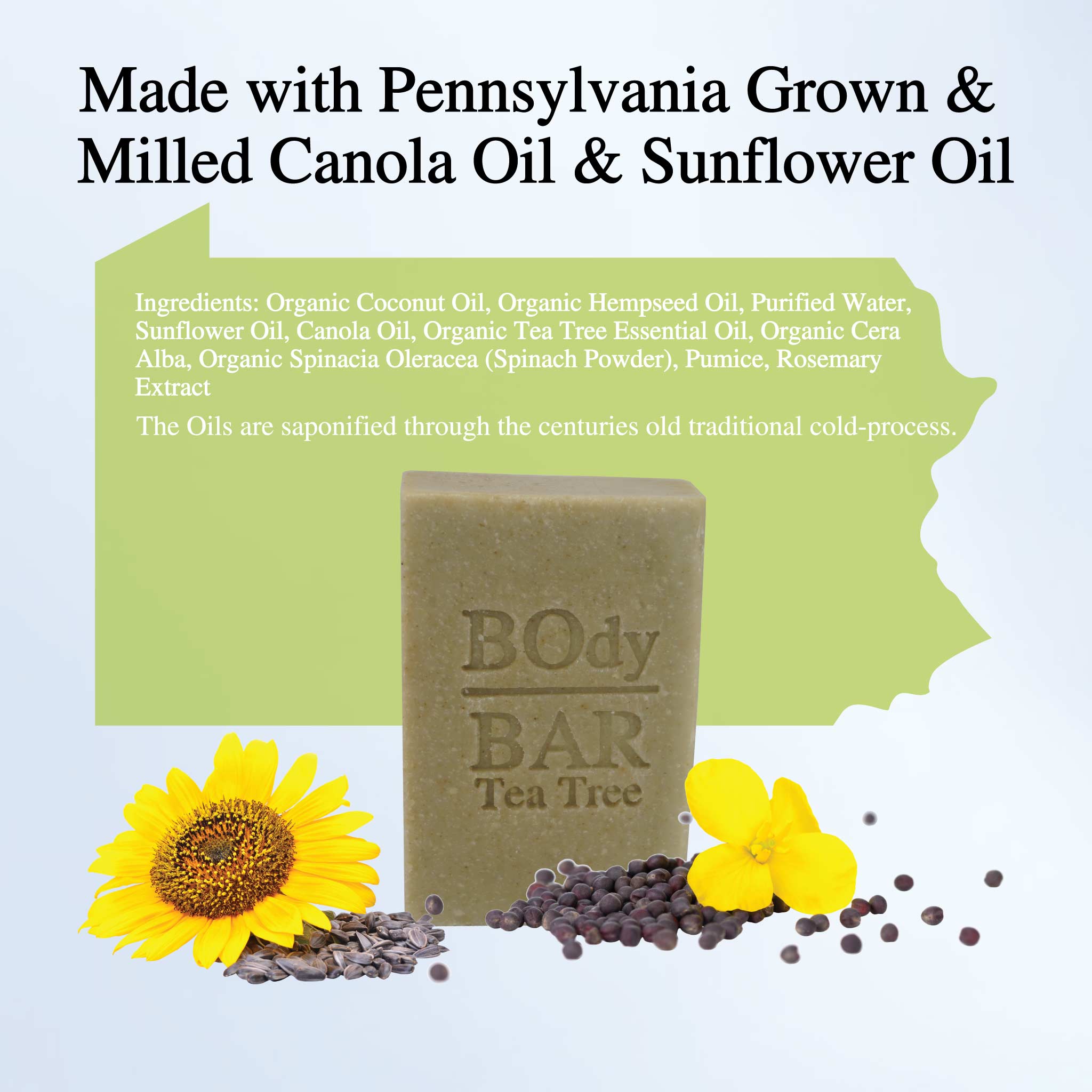 Natural Tea Tree BOdy Bar Soap
