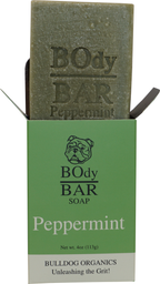 Natural Peppermint Men’s BOdy Bar Soap – Cold-Process Soap with No Harsh or Synthetic Ingredients