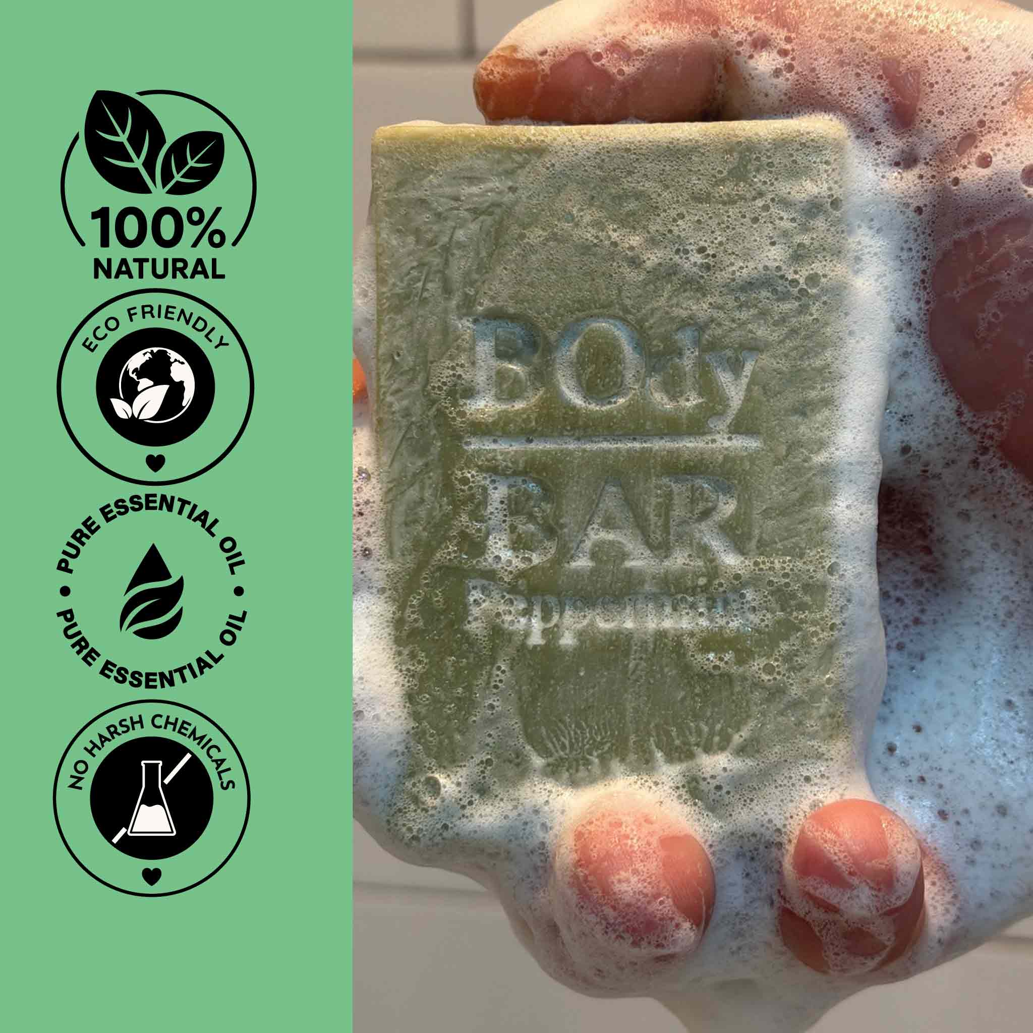 POUND PACK Natural Peppermint BOdy Bar Soap